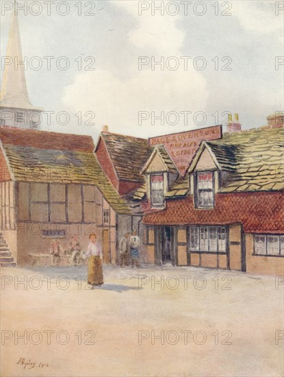 'The Six Bells, Horley', 1912, (1914). Artist: James S Ogilvy.