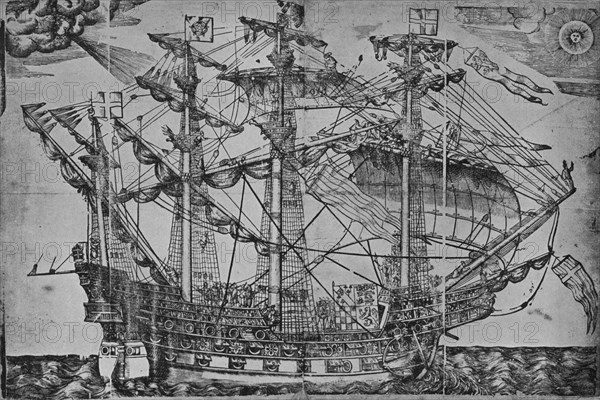 'The Ark Royal', 1588. Artist: Unknown.