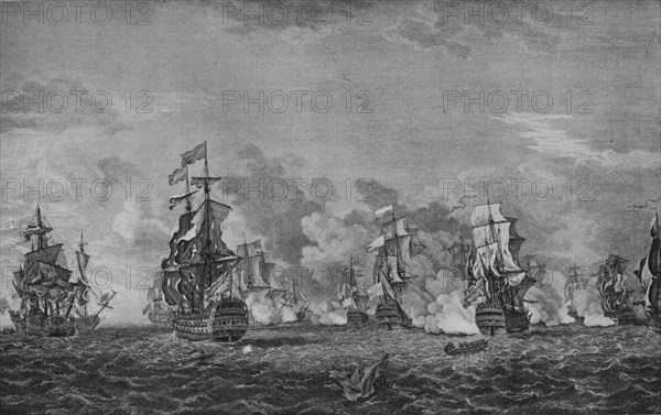 'Battle of Lagos', c1760. Artist: Richard Paton.