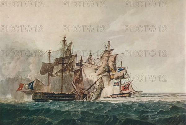 'Capture of the 'Furieuse'', c1810. Artist: George Webster.