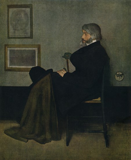 'Arrangement in Grey and Black, No.2: Thomas Carlyle', c1872. Artist: James Abbott McNeill Whistler.