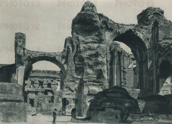 The Baths of Caracalla, Rome, Italy, 1927. Artist: Eugen Poppel.