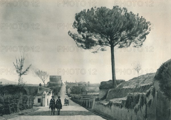 The Via Appia (Appian Way), Rome, Italy, 1927. Artist: Eugen Poppel.