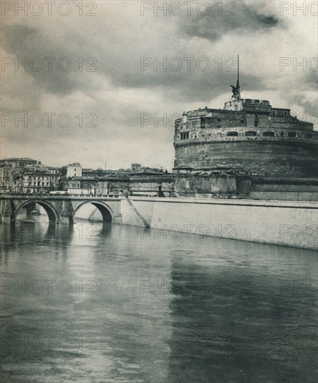 Castel Sant' Angelo, Rome, Italy, 1927. Artist: Eugen Poppel.