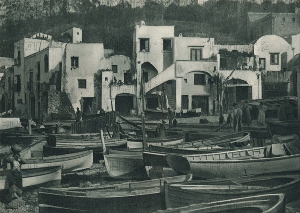 Marina Grande, Capri, Italy, 1927. Artist: Eugen Poppel.