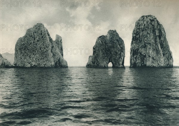 The Faraglioni, Capri, Italy, 1927. Artist: Eugen Poppel.