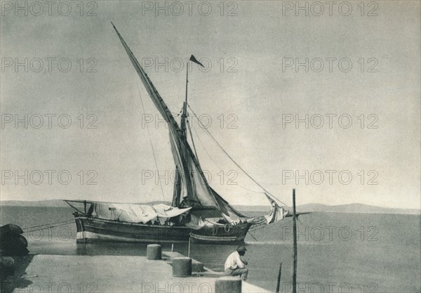 Harbour, Ischia, Italy, 1927. Artist: Eugen Poppel.