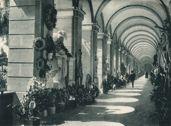 Monumental Cemetery of Staglieno, Genoa, Italy, 1927. Artist: Eugen Poppel.