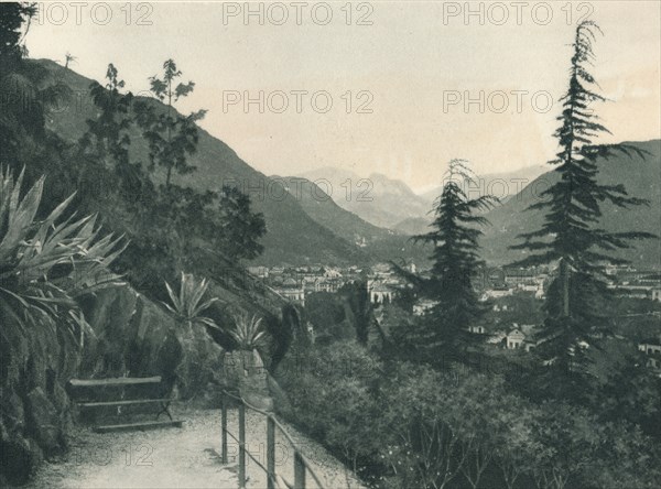 View of the town of Bolzano, South Tyrol, Italy, 1927. Artist: Eugen Poppel.