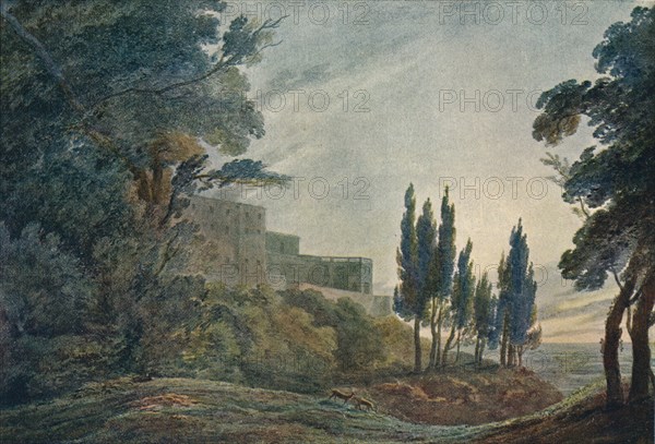'Villa at Frascati', c1780, (1923). Artist: John Robert Cozens.
