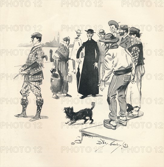 Knickerbockers in Venice', 1893, (1894). Artist: Dudley Hardy.