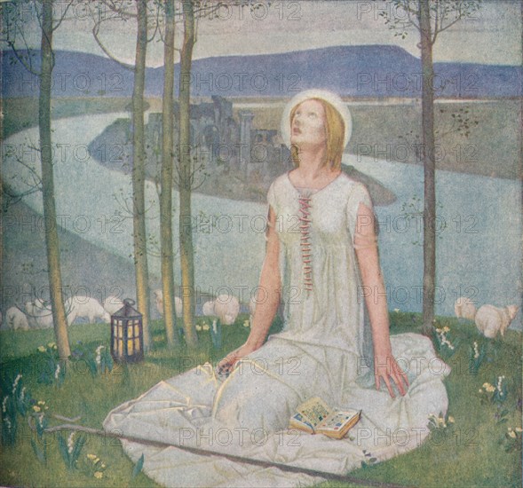 'L'Enfance De Jeanne D'Arc', c1918, (1919). Artist: Edward Reginald Frampton.