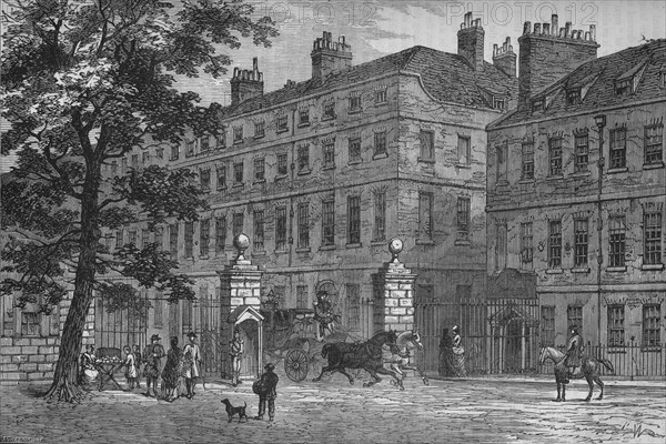 Storey's Gate, St James's Park, Westminster, London, c1820 (1878). Artist: Unknown.