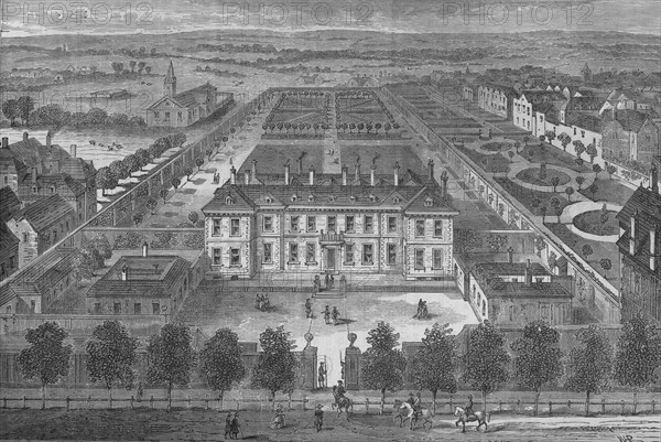 Burlington House, Westminster, London, in about 1700, c1875 (1878). Artist: Unknown.
