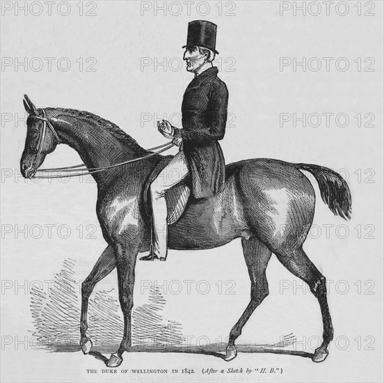 The Duke of Wellington, c1842 (1878). Artist: Unknown.