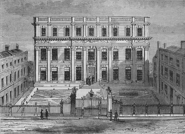 Powis House, Great Ormond Street, Bloomsbury, London, c1714 (1878). Artist: Unknown.