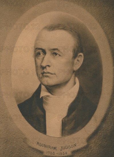 Adoniram Judson, Jr. (1788-1850), American Congregationalist and later Baptist missionary, c1910s. Artist: Unknown.