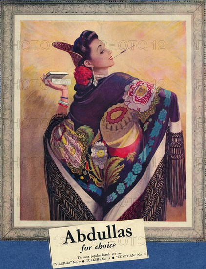 'Abdullas for choice', c1945. Artist: Unknown.