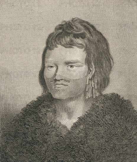 'A Native of Sandwich Sound', 1784.  Artist: James Heath.