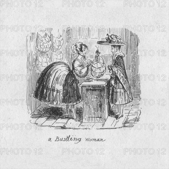 'A Bustling Woman', 1829. Artist: George Cruikshank.