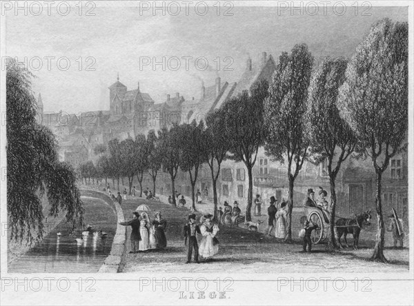 'Liege', 1850. Artist: R Brice.