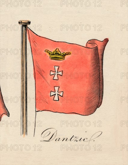 'Dantzic', 1838. Artist: Unknown.