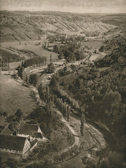 'Rothenburg o. d. T. - Taubertal', 1931. Artist: Kurt Hielscher.