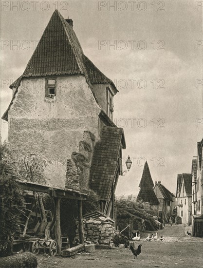 'Sulzfeld a. Main - Town Wall', 1931. Artist: Kurt Hielscher.