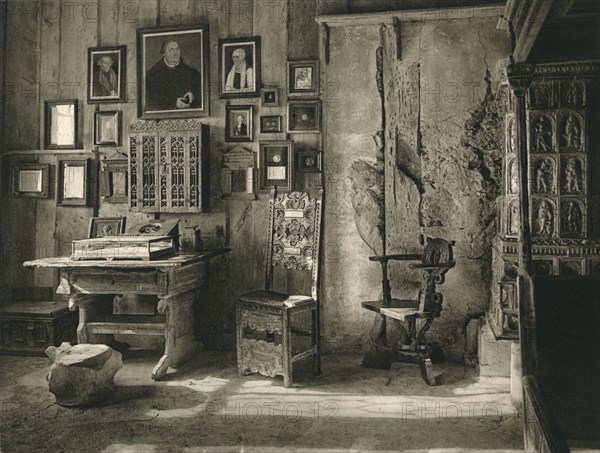 'Wartburg. Luther's room', 1931. Artist: Kurt Hielscher.