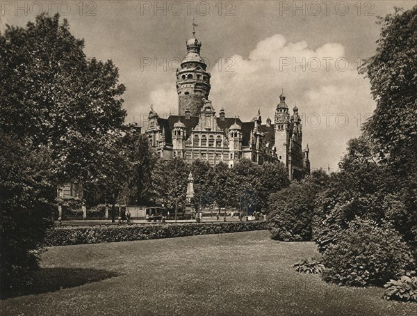 'Leipzig - New Town Hall', 1931. Artist: Kurt Hielscher.