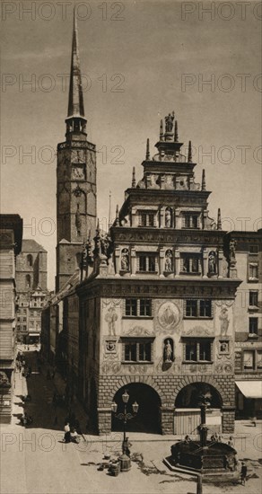 'Nysa, Silesia, Poland (Schlesien) - Treasury and Town Hall tower', 1931. Artist: Kurt Hielscher.