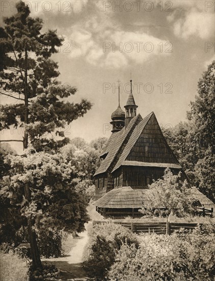 'Pniow (Oberschlesien) - Wooden church', 1931. Artist: Kurt Hielscher.