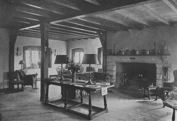 General view of lounge, Oakland Golf Club, Bayside, New York, 1923. Artist: Unknown.
