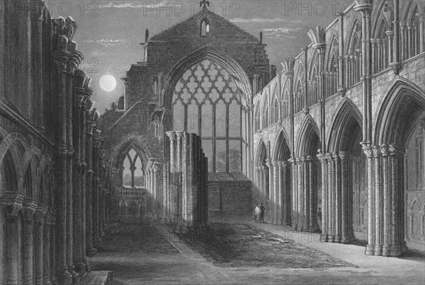 'Holyrood Chapel, Edinburgh', 1859. Artist: William Miller.