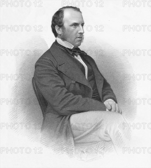 'Right Hon. Viscount Canning', 1859. Artist: William Roffe.