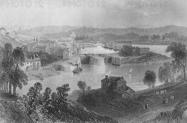 'Bristol (from Rownham Ferry)', 1859. Artist: Samuel Bradshaw.