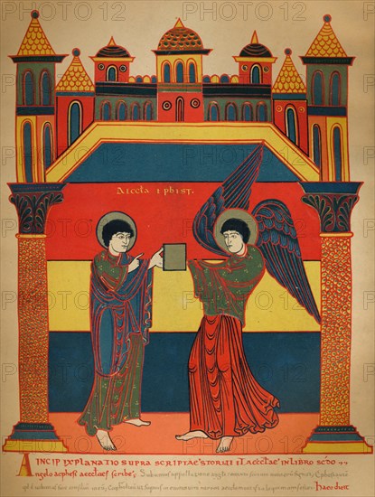 The Saint-Sever Beatus, also known as the Apocalypse of Saint-Sever, 11th century (1947). Artist: Unknown.