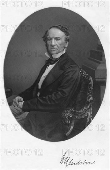 'William Ewart Gladstone', 1859. Artist: Edward William Stodart.