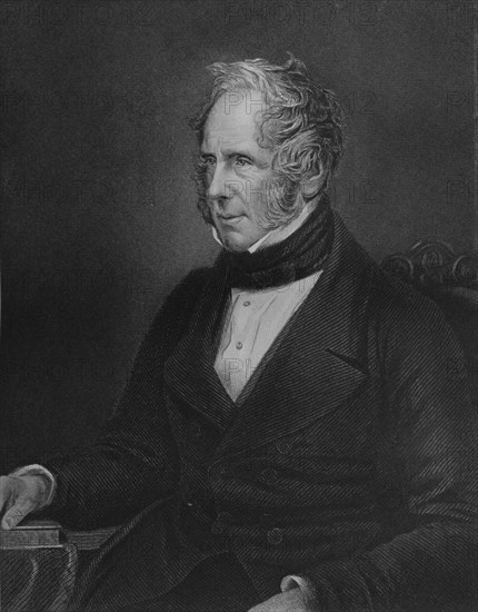 'Right Honourable Viscount Palmerston, K.G.', 1859. Artist: Thomas William Hunt.