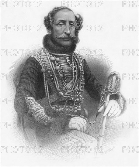 'Lieut. Gen.The Earl of Cardigan', 1859. Artist: TW Knight.