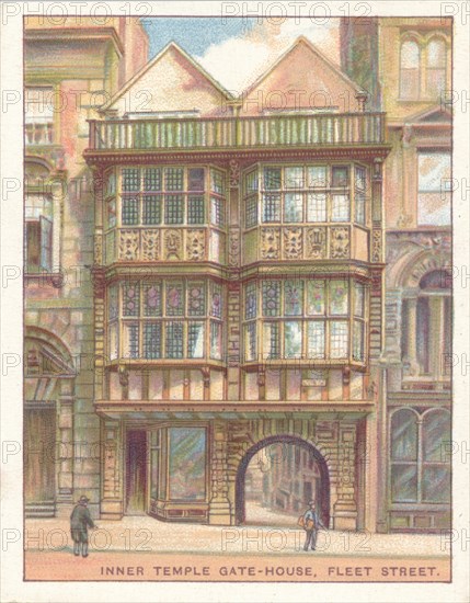 'Inner Temple Gate-House, Fleet Street', 1929. Artist: Unknown.