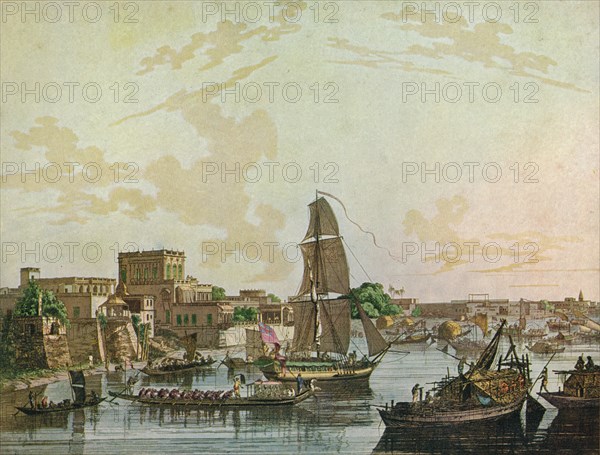 'Calcutta', 1788. Artist: Thomas Daniell.