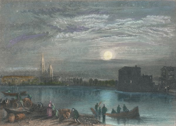 'Saint Denis', 1835. Artist: William Miller.