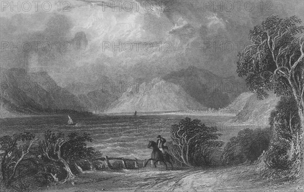 'Ullswater from Pooly Bridge', c1835. Artist: William Miller.