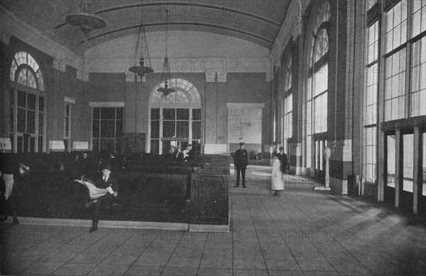 Main waiting room - Union Terminal Station, Dallas, Texas, 1922. Artist: Unknown.