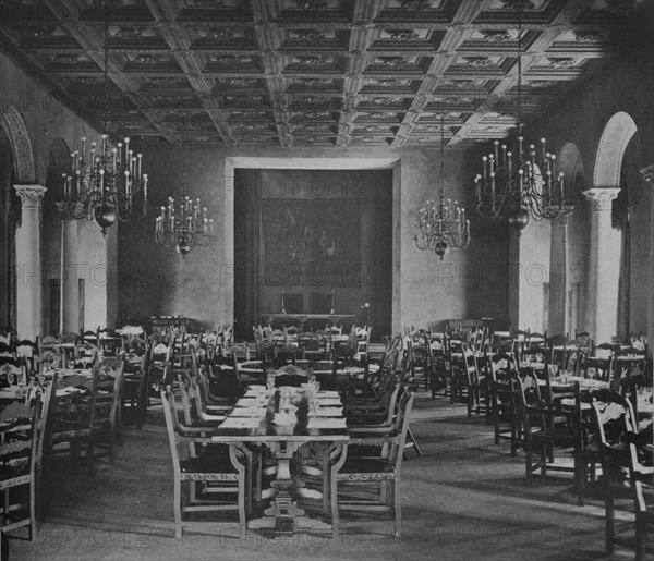 Main dining room, University Club Building, Los Angeles, California, 1923. Artist: Unknown.