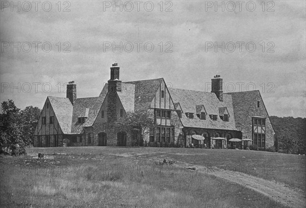 Elevation of the clubhouse, North Jersey Country Club, Paterson, New Jersey, 1925. Artist: Unknown.