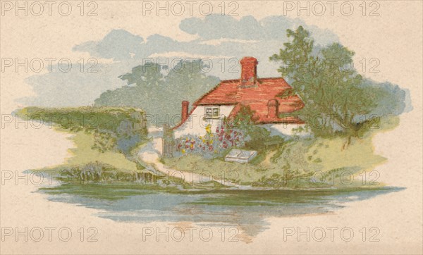 'Cottage, near Hastings', c19th century. Artist: Unknown.