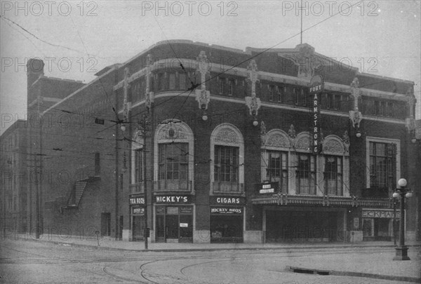 Front elevation, Fort Armstrong Theatre, Rock Island, Illinois, 1925. Artist: Unknown.