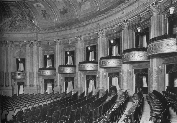 A successful and unusual treatment of boxes, Al Ringling Theatre, Baraboo, Wisconsin, 1925. Artist: Unknown.